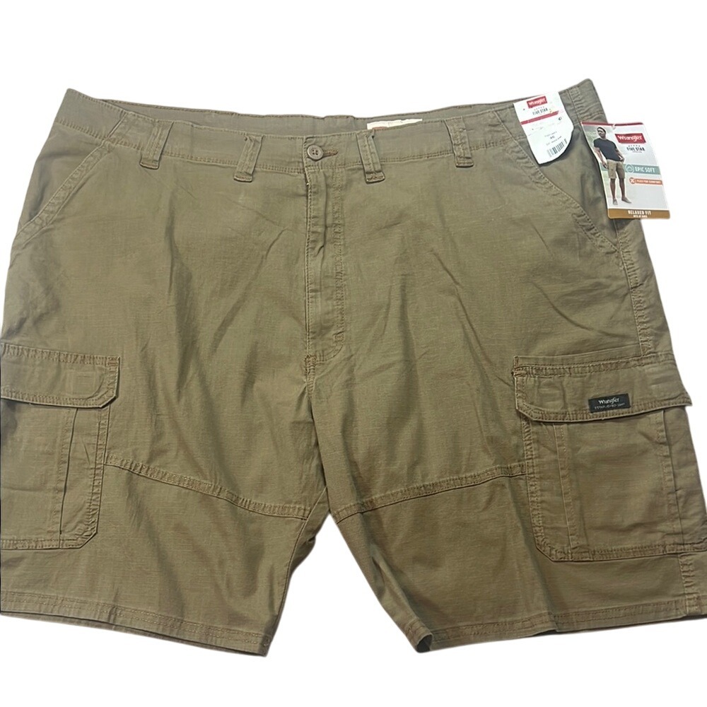Wrangler‎ Five Star Cargo Shorts Epic Soft Relaxed Fit Comfort 46